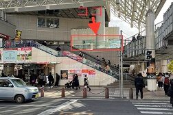 アトレ川越店 アクセス 10：クレアモール入口からすぐ目の前にございます。