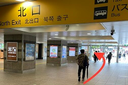 錦糸町駅前店 アクセス 2：改札口を背にして外に出たら左にお進みください。