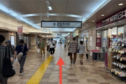 アトレ亀戸店 アクセス 3：そのまま真っ直ぐお進みください。