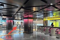 東京メトロ銀座店 アクセス 1：数奇屋橋交差点改札よりご案内します。左手に当店が見えます。