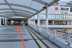 堺東駅前店 アクセス 4：通路の先の施設【ジョルノ】へお進みください。